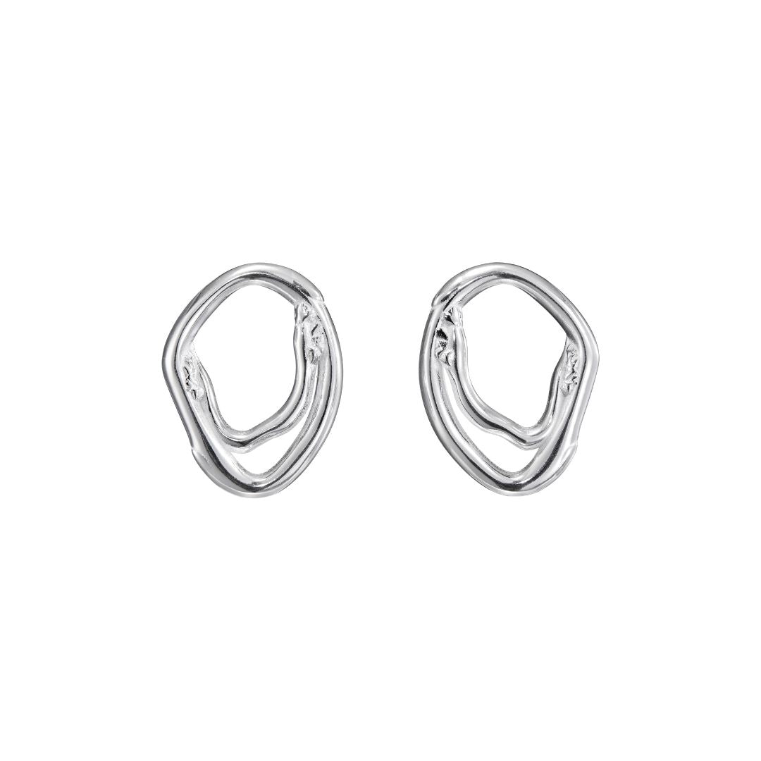 Kalevala Männyt Earrings, Silver, 261001103T