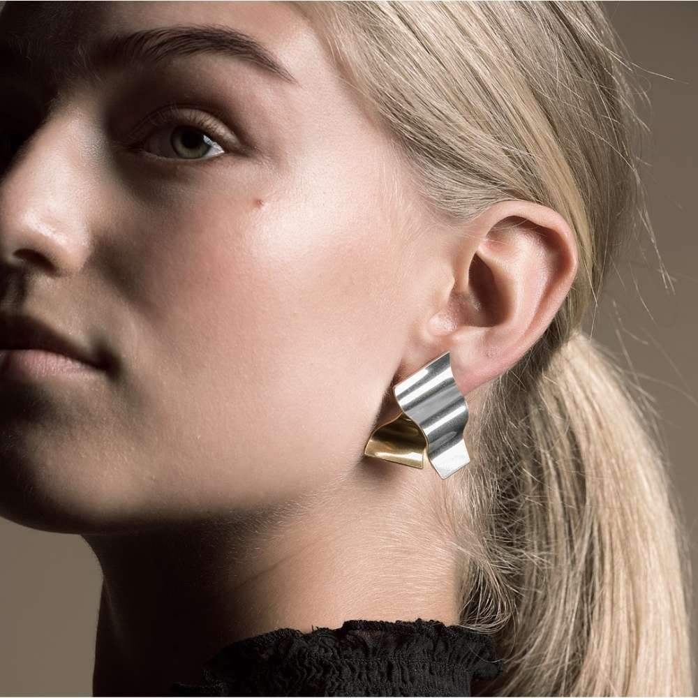 Kalevala Alluring earrings, silver, Kalevala Modern