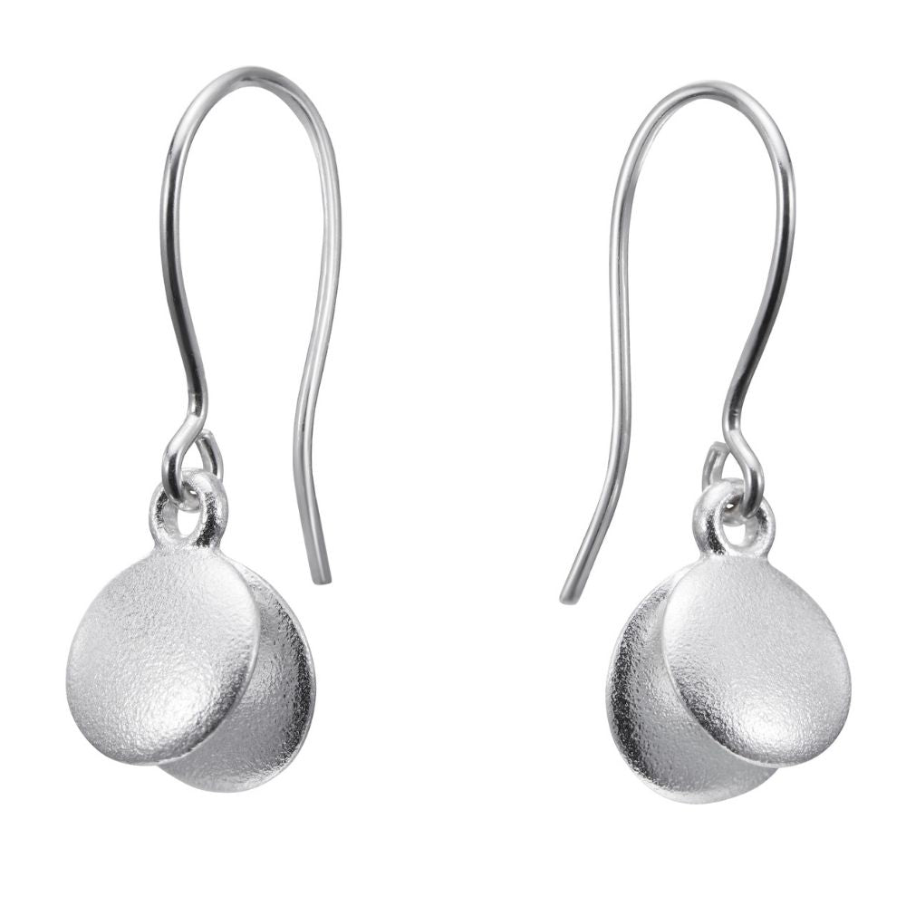 Kalevala Lucky Pearl small earrings, silver Kalevala Modern