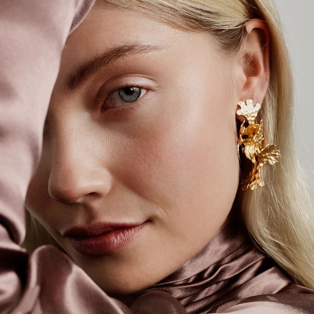 Kalevala Tundra Earrings 2-piece, bronze Art by Kalevala