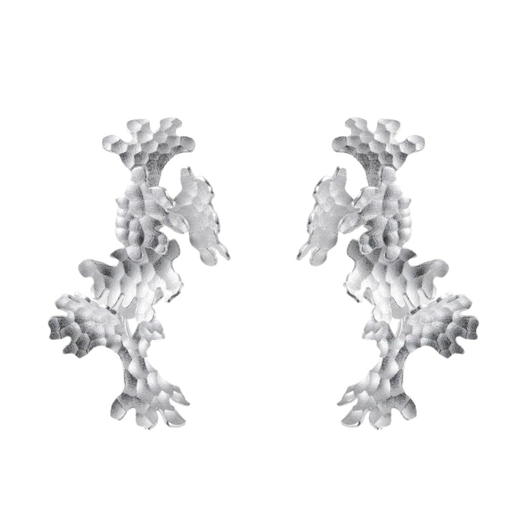 Kalevala Tundra Earrings 2-piece, silver, Art by Kalevala