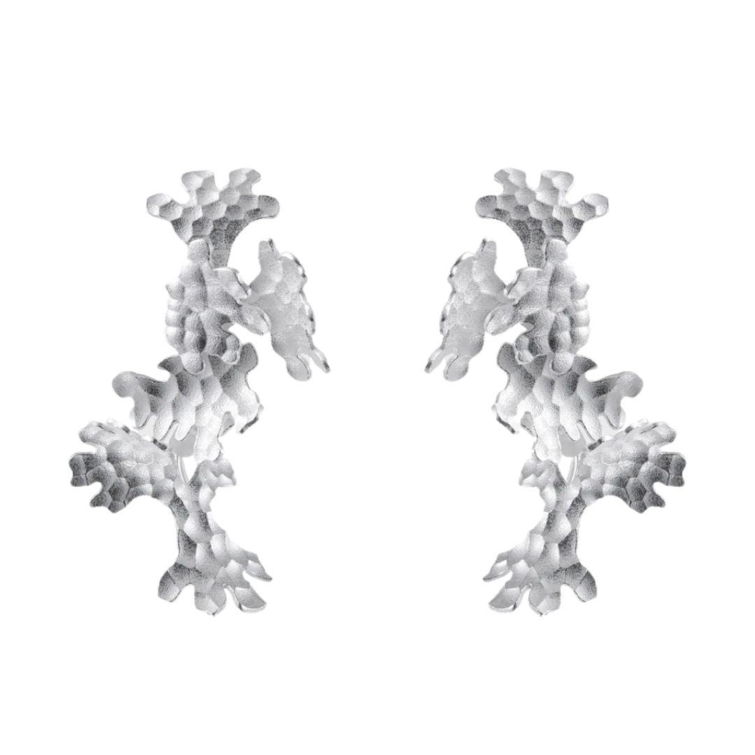 Kalevala Tundra Earrings 2-piece, silver, Art by Kalevala