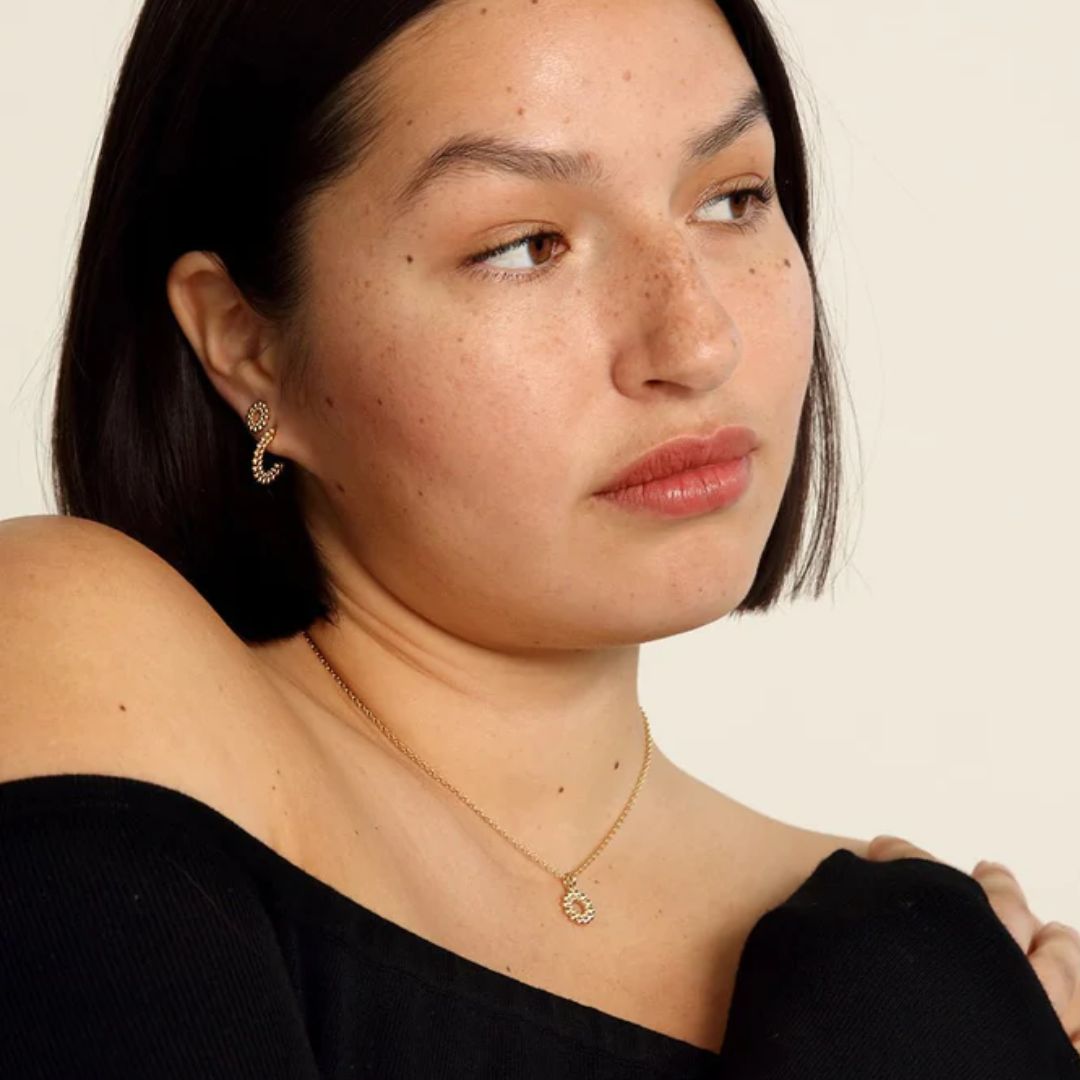 Kalevala Circle of Light Earrings, Small, Bronze, Kalevala Modern, 3669482T