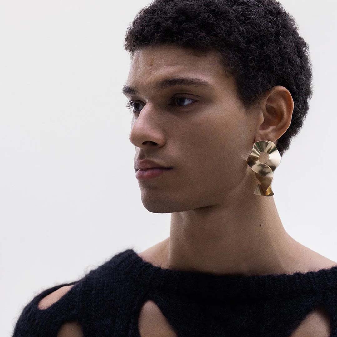 Kalevala Alluring earrings big, silver, Kalevala Modern