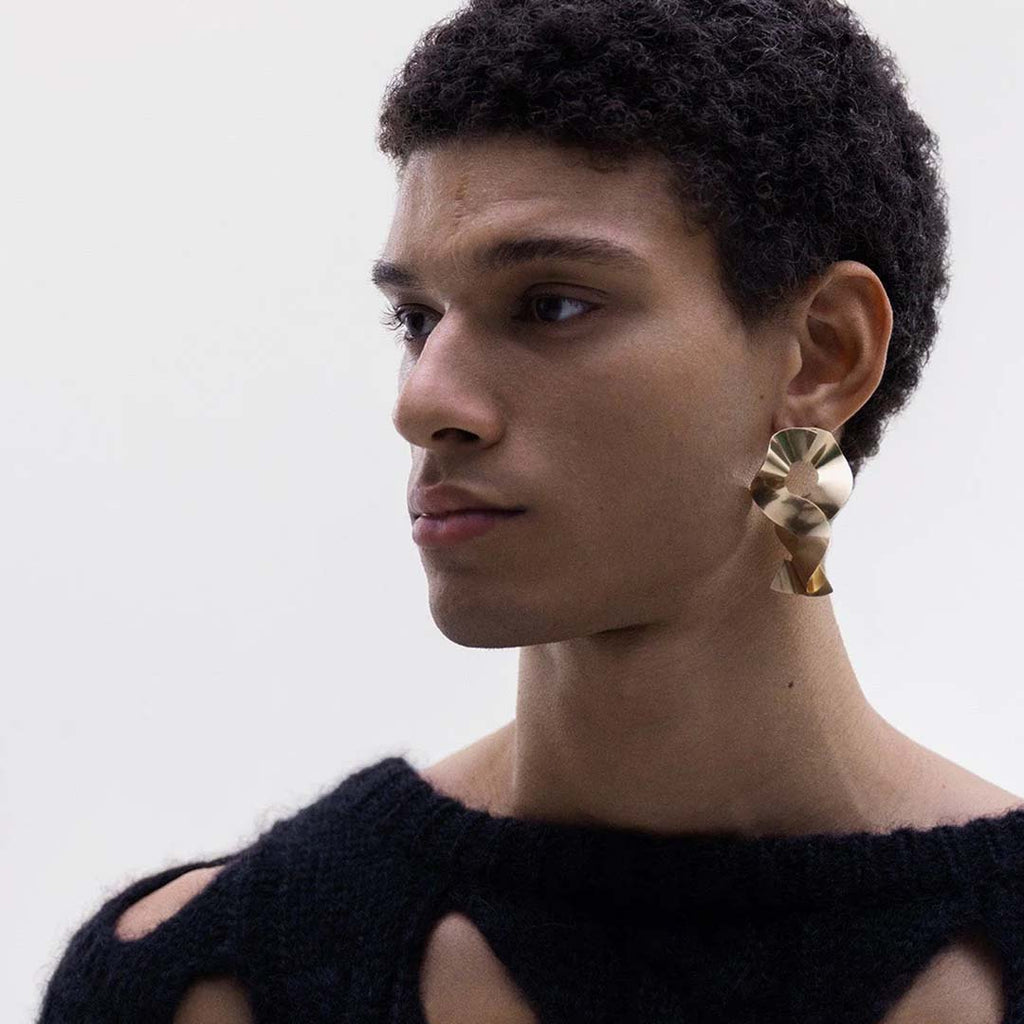 Kalevala Alluring earrings large, bronze, Kalevala Modern