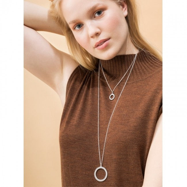 Kalevala Circle of Light Earrings, bronze, Kalevala Modern